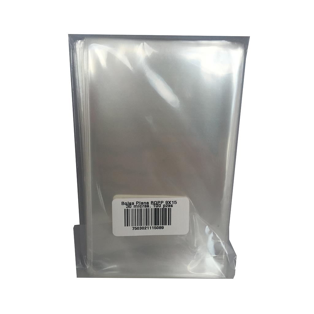 Bolsa Tipo Celofán "BOPP" Plana 9x15 c/100