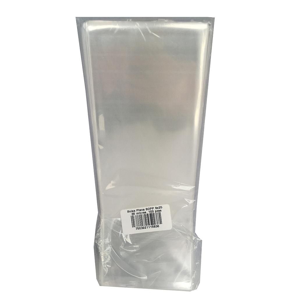Bolsa Tipo Celofán "BOPP" Plana 9x25 c/100