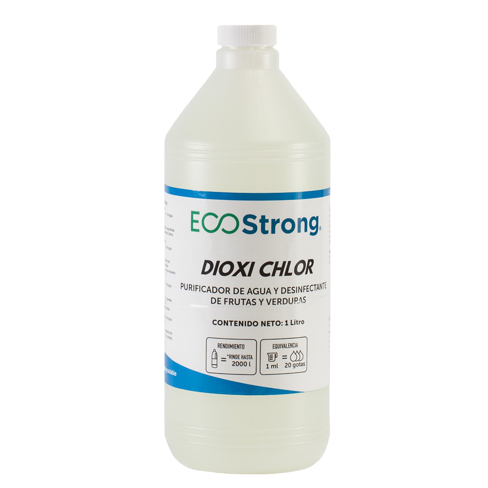 Dioxi Chlor - Purificador de Agua y Desinfectante Frutas y Verduras "1 lt."
