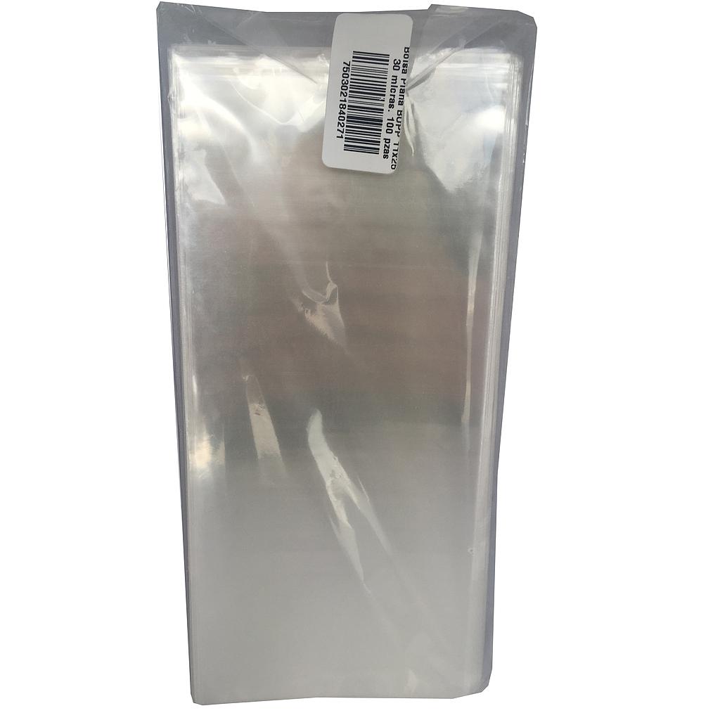 Bolsa Tipo Celofán "BOPP" Plana 11x25 c/100