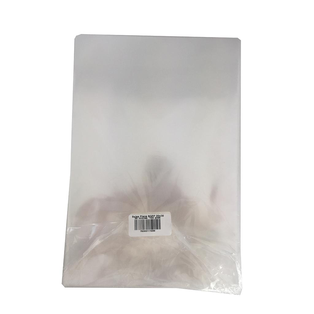 Bolsa Tipo Celofán "BOPP" Plana 20x30 c/100