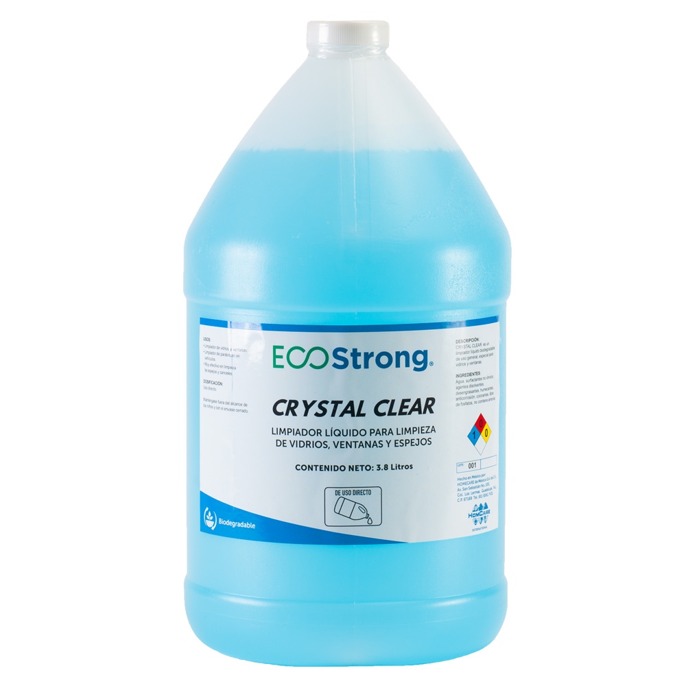 Crystal Clear - Limpia Vidrios "3.8 lts."