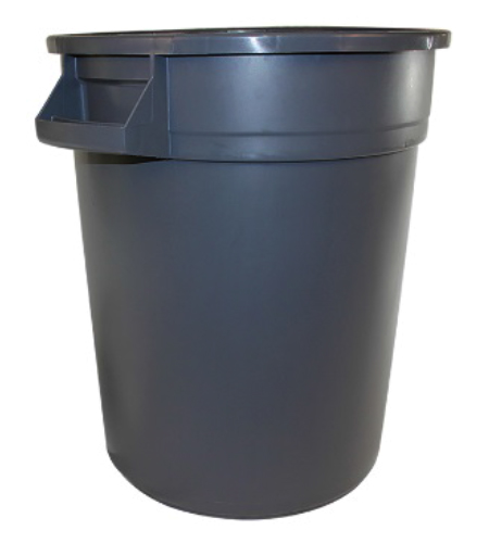 Contenedor Redondo "Chico" para Basura - 32 Galones Gris