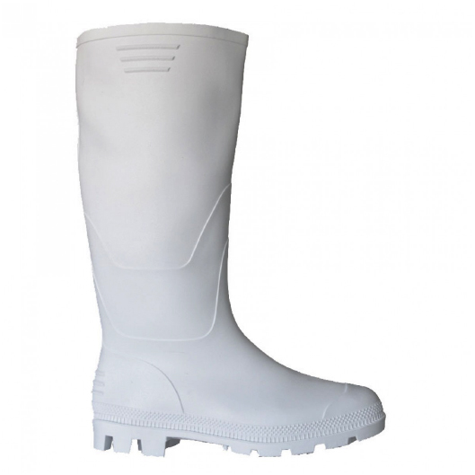 Bota de Hule Blanca con Suela - Talla 26