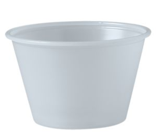 Vaso Plástico "Souffle" Traslúcido Solo 4oz c/250