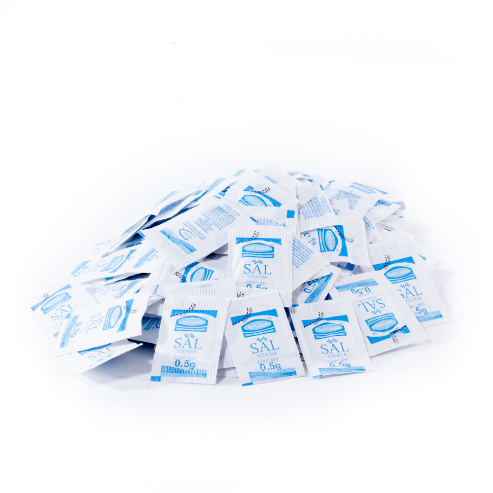 Sal en Sobres de 5gr c/3000pz