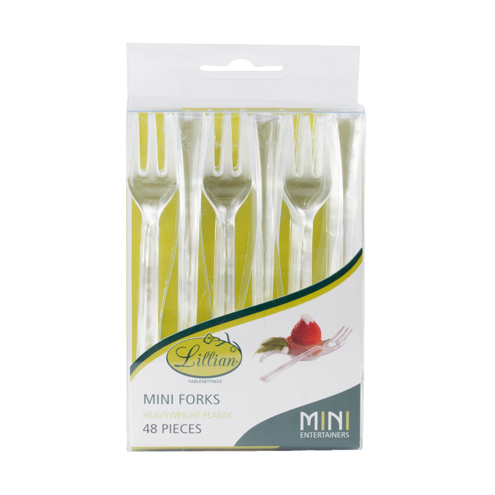 Mini Fork Clear c/48