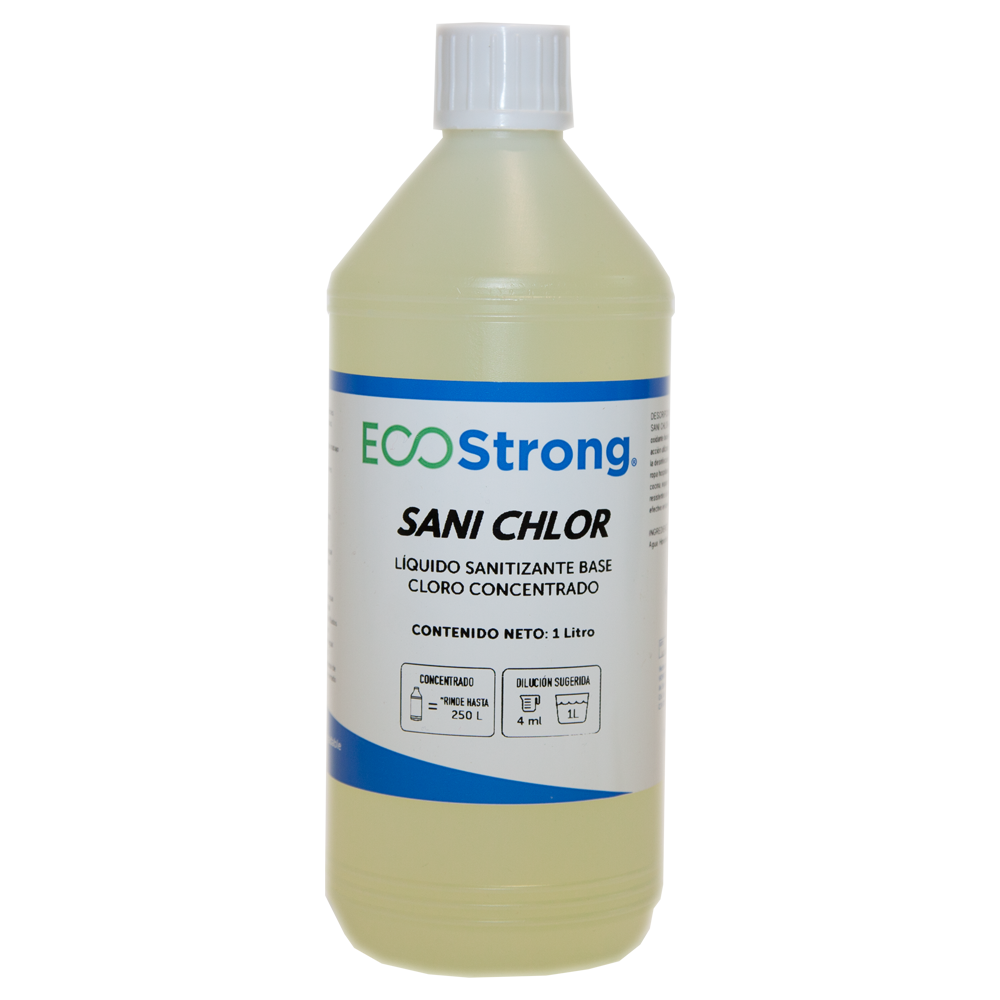 Sani Chlor - Sanitizante Base Cloro Concentrado "1 lt."