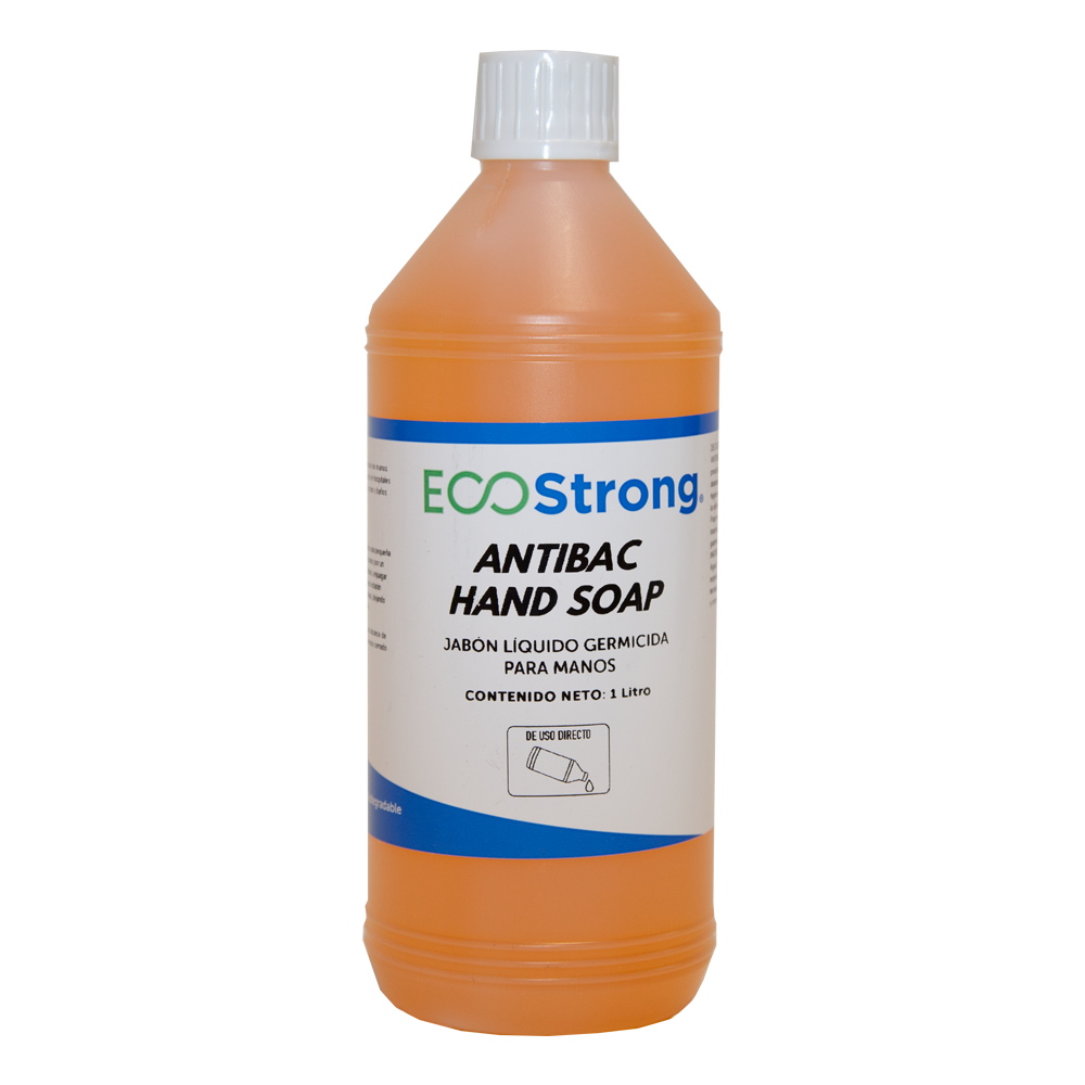 Antibac Hand Soap - Jabón Liquido Anti Bacterial Germicida para Manos "1 lt."