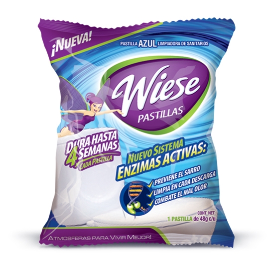 Pastilla para Tanque Wiese Azul 48gr.