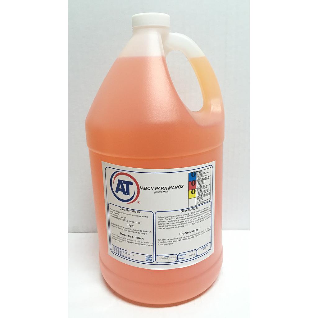 Jabón Liquido para Manos "AT" - Durazno 4 lts.