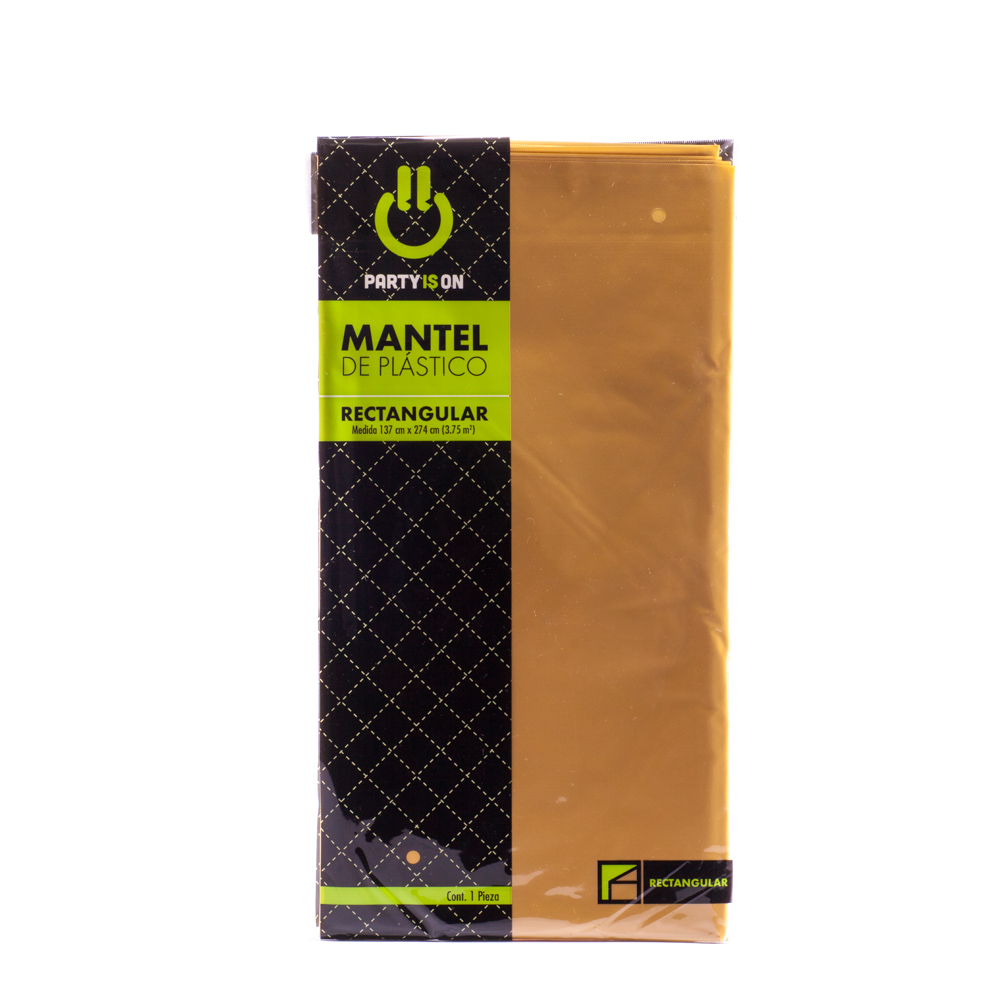 Mantel Rectangular Dorado - Amscan