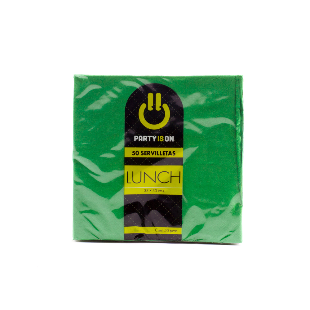 Servilleta Lunch Verde Bandera c/50 - Amscan