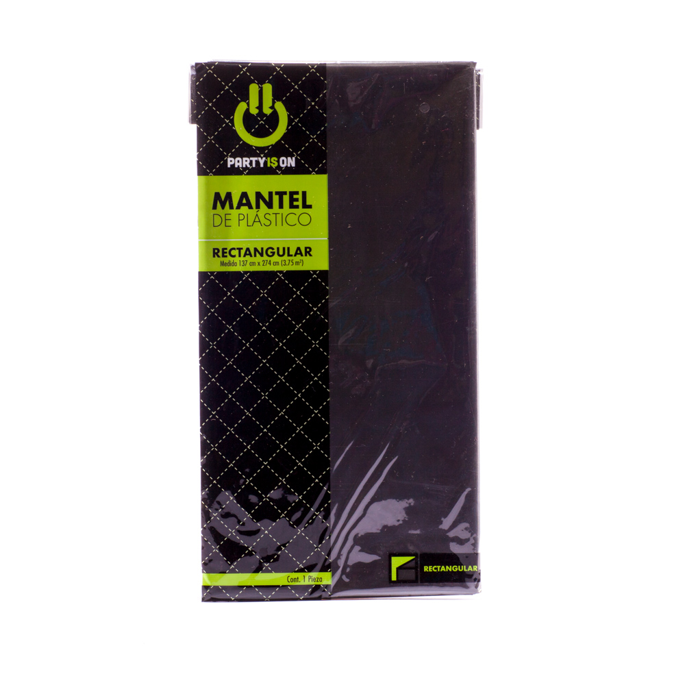 Mantel Rectangular Negro - Amscan