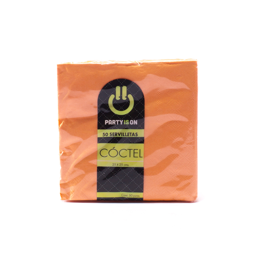 Servilleta Coctel Naranja c/50 - Amscan