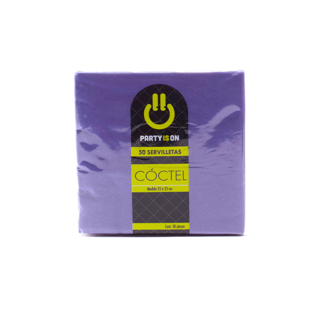 Servilleta Coctel Morado c/50 - Amscan