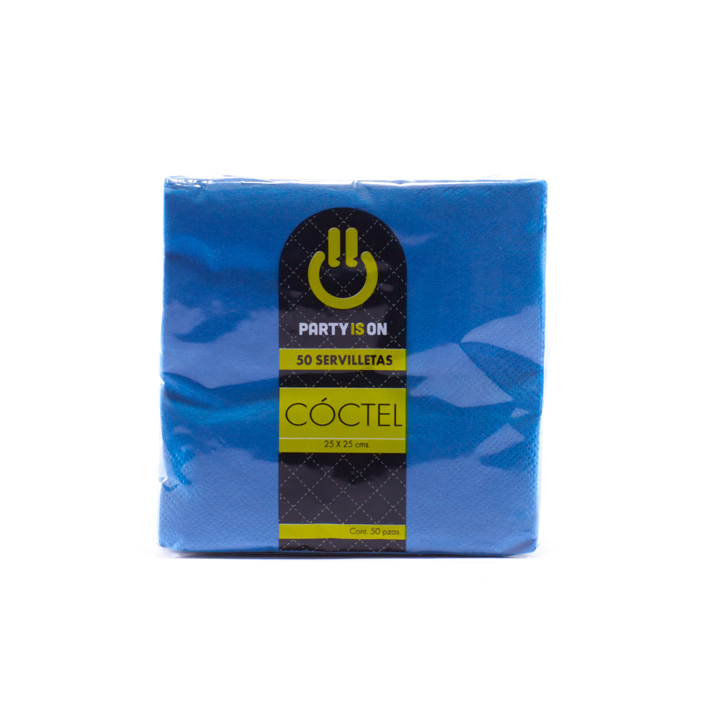 Servilleta Coctel Azul Rey c/50 - Amscan