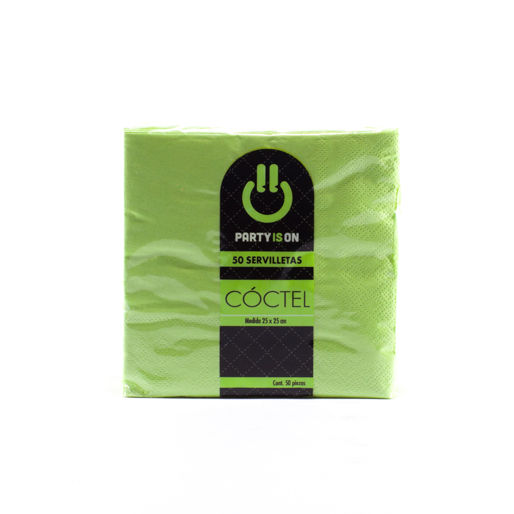 Servilleta Coctel Verde Kiwi c/50 - Amscan