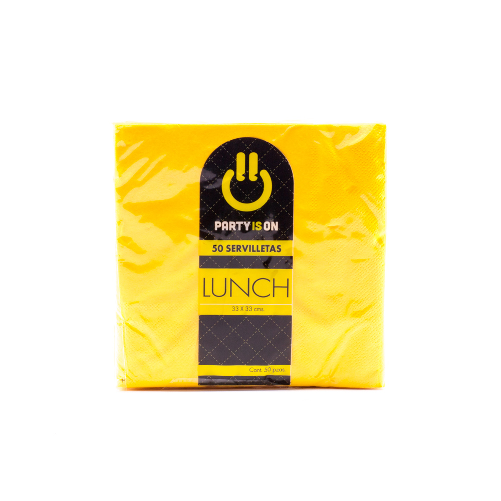 Servilleta Lunch Amarillo Brillante c/50 - Amscan
