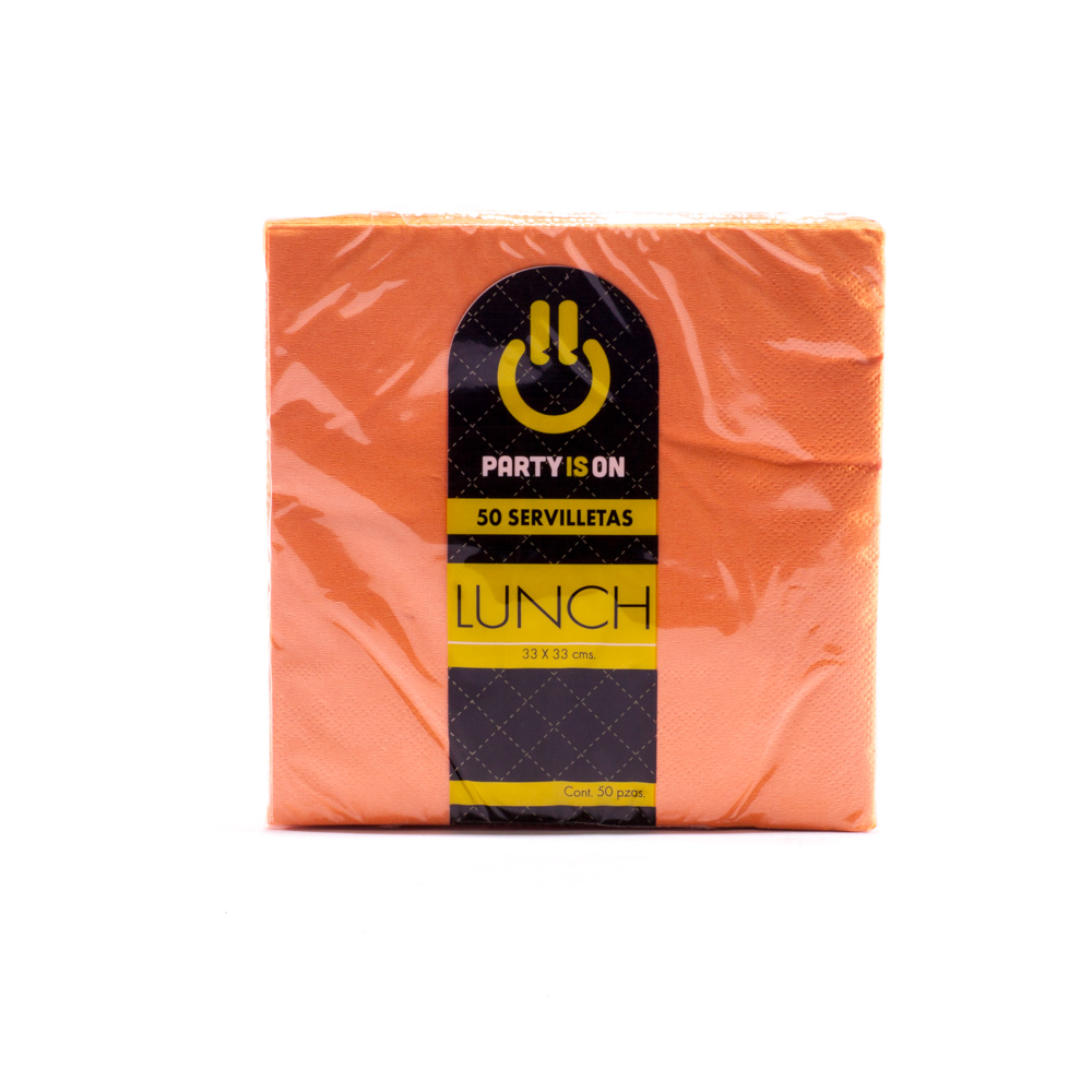 Servilleta Lunch Naranja c/50 - Amscan