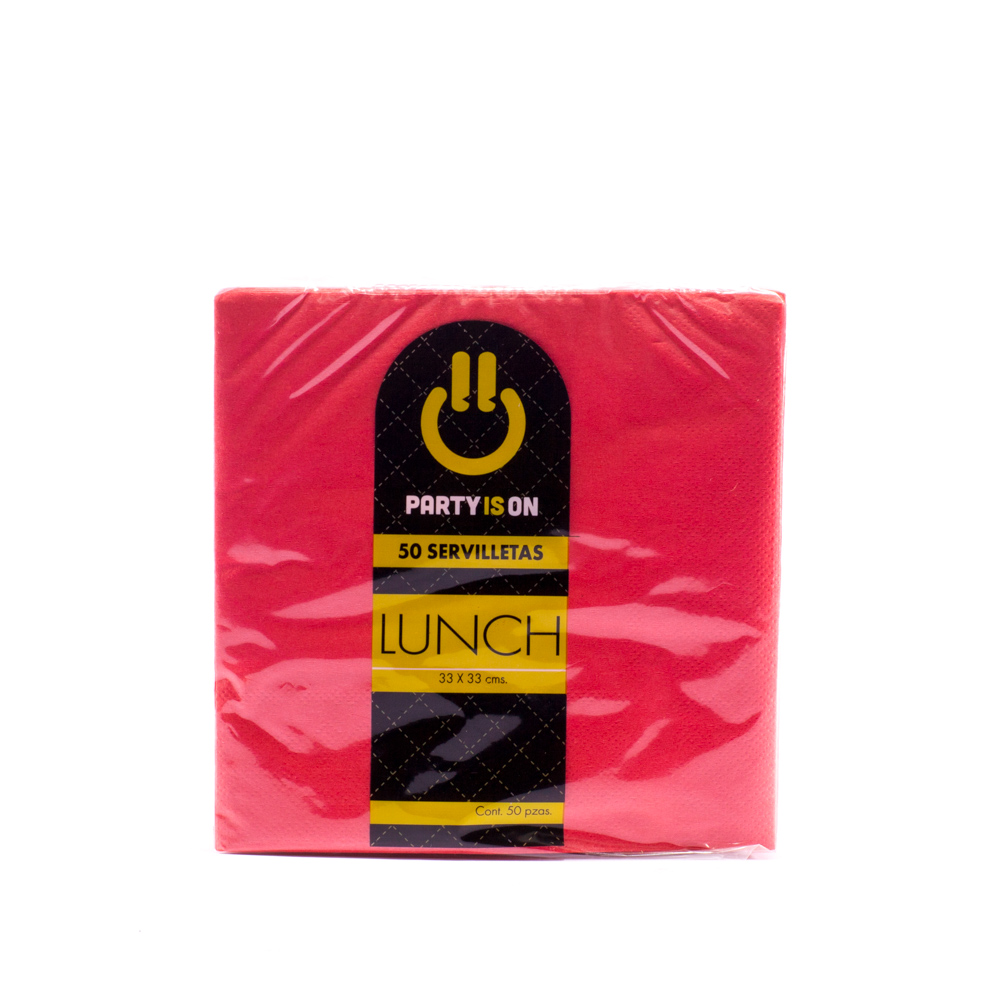 Servilleta Lunch Rojo c/50 - Amscan