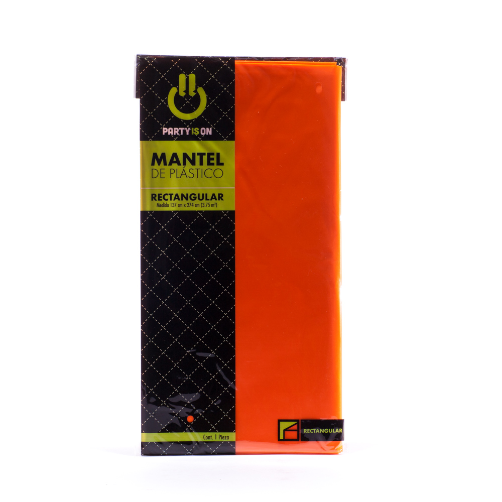 Mantel Rectangular Naranja - Amscan