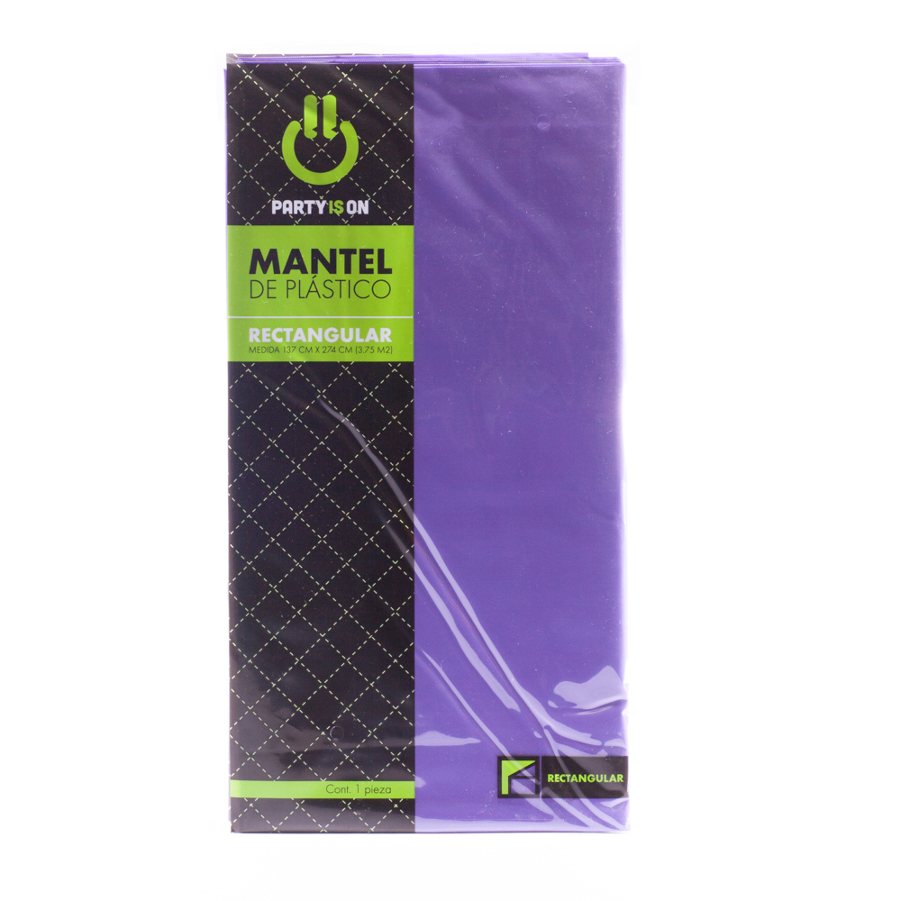 Mantel Rectangular Morado - Amscan