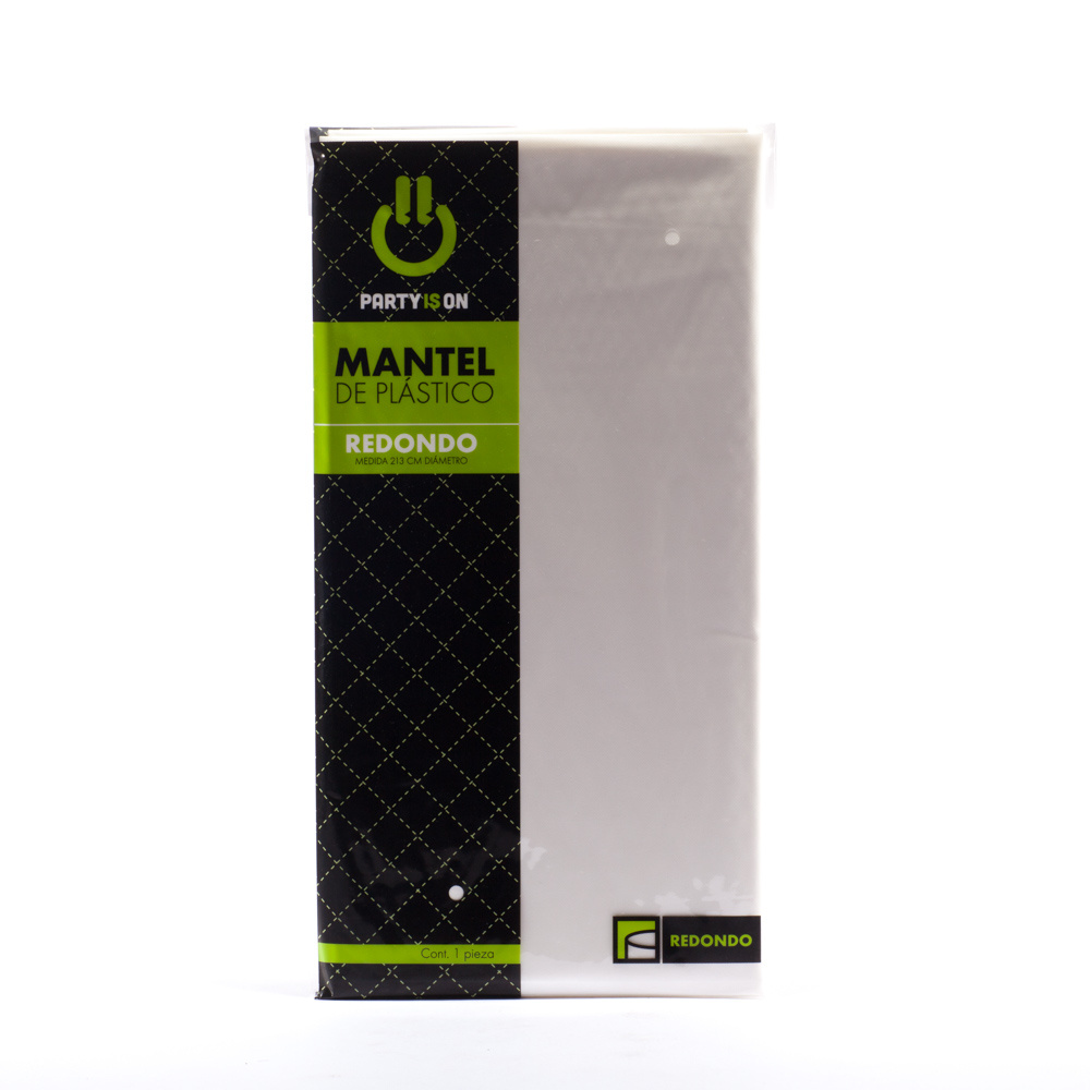 Mantel Redondo Blanco - Amscan