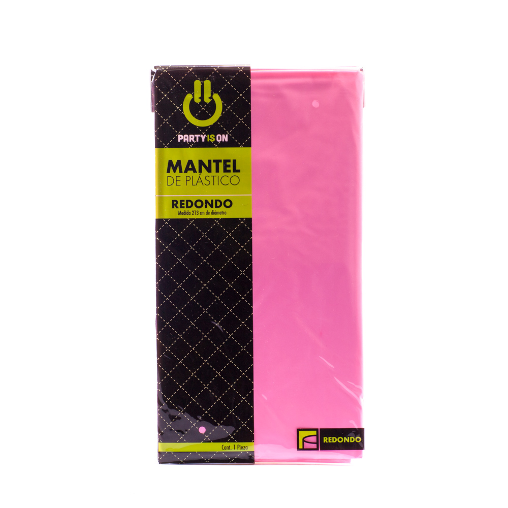 Mantel Redondo Rosa - Amscan