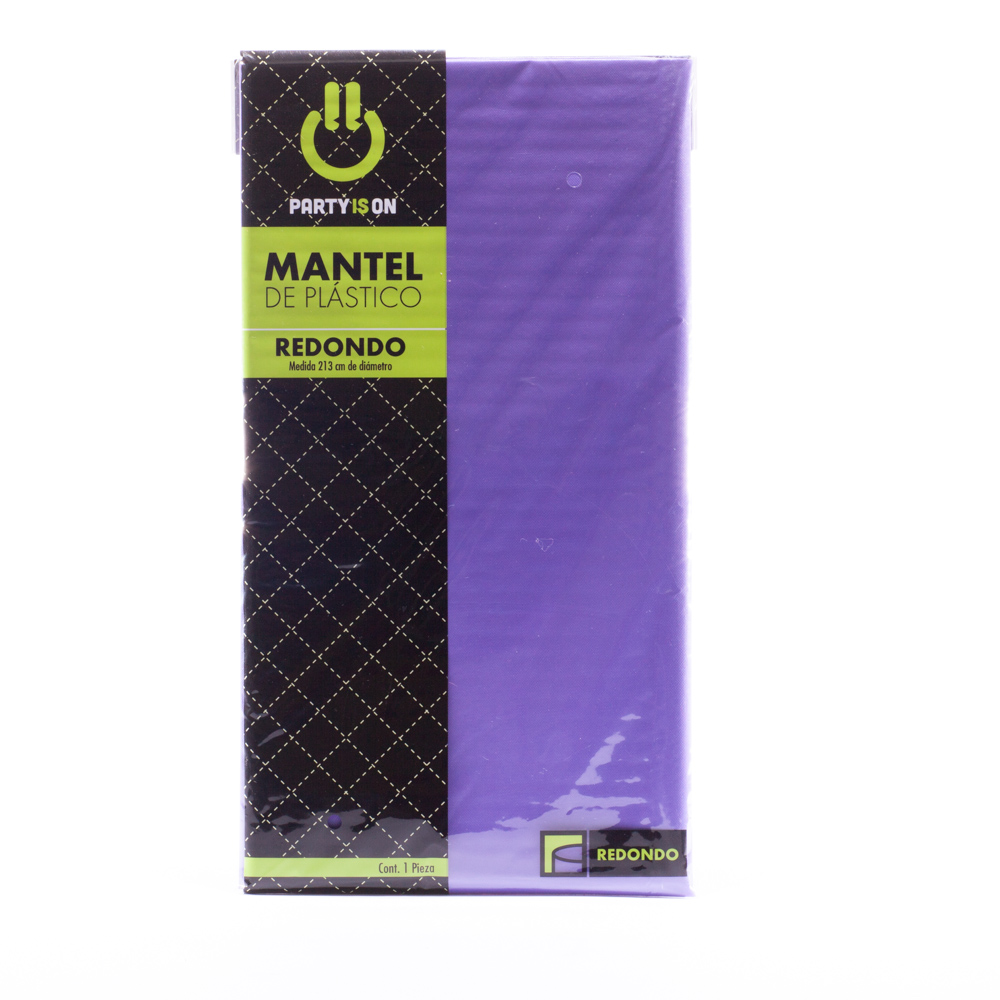 Mantel Redondo Morado - Amscan