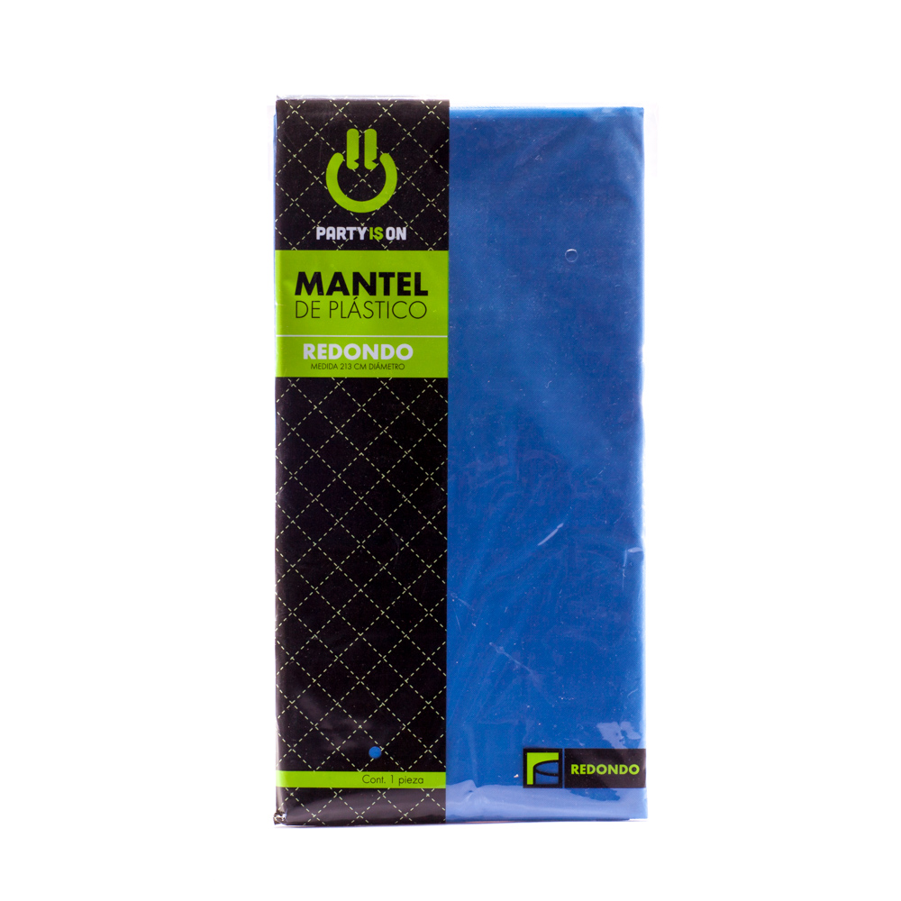 Mantel Redondo Azul Rey - Amscan