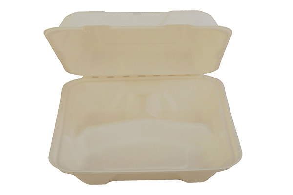 Contenedor Biodegradable 8x8 c/División (de bagazo) c/50