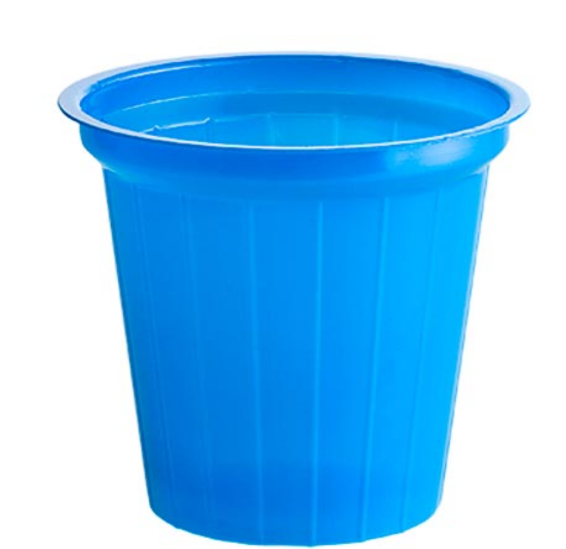 Vaso Plástico #5 Azul c/50