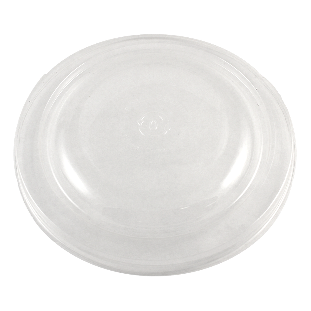 Tapa Biodegradable Transparente para Tazón de Paja de Trigo 32oz Pte c/50