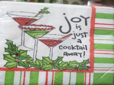 Servilleta Navidad Coctel Joy is Just c/16