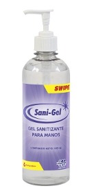 Anti Bacterial Sani-Gel Sanitizante para Manos 500 ml.