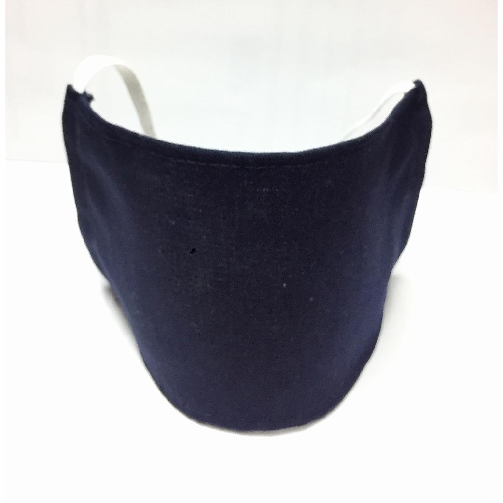 Cubre Bocas Azul Extra Grueso Lavable de Tela