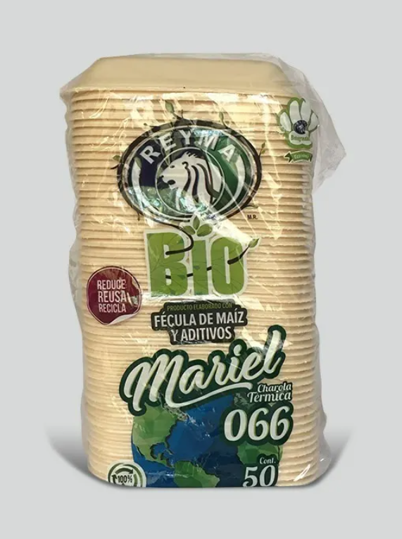 Charola Termica Biodegradable Reyma 066 c/50