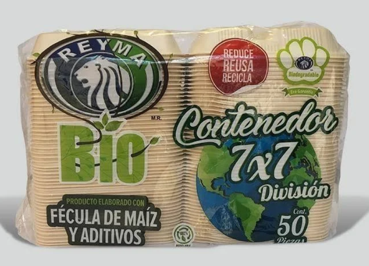 Contenedor Bio 7x7 con División Reyma c/50