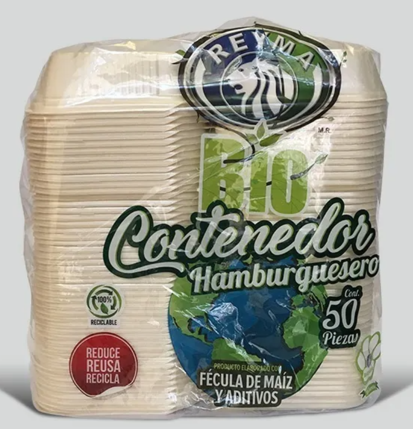 Contenedor Hamburguesero 6x6 Bio Reyma c/50
