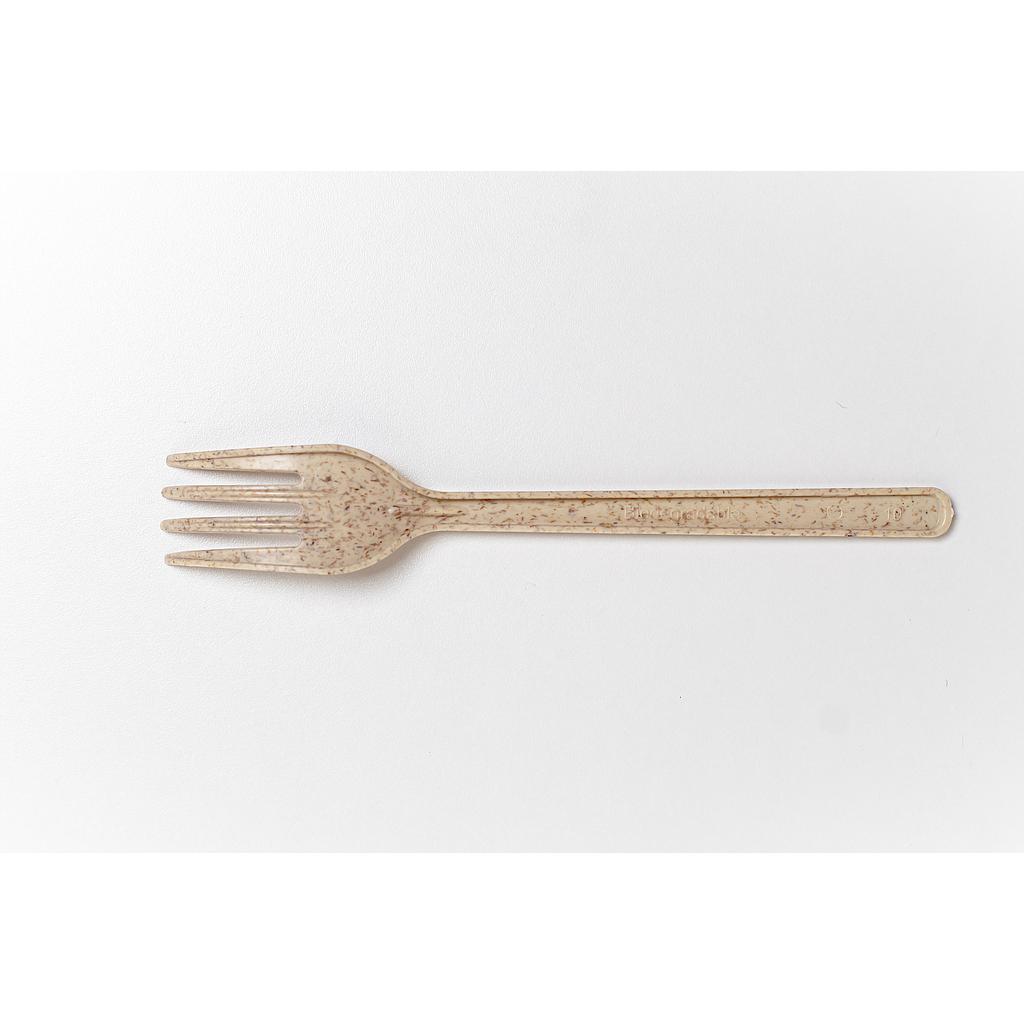 Tenedor Grande Biodegradable de Agave c/250