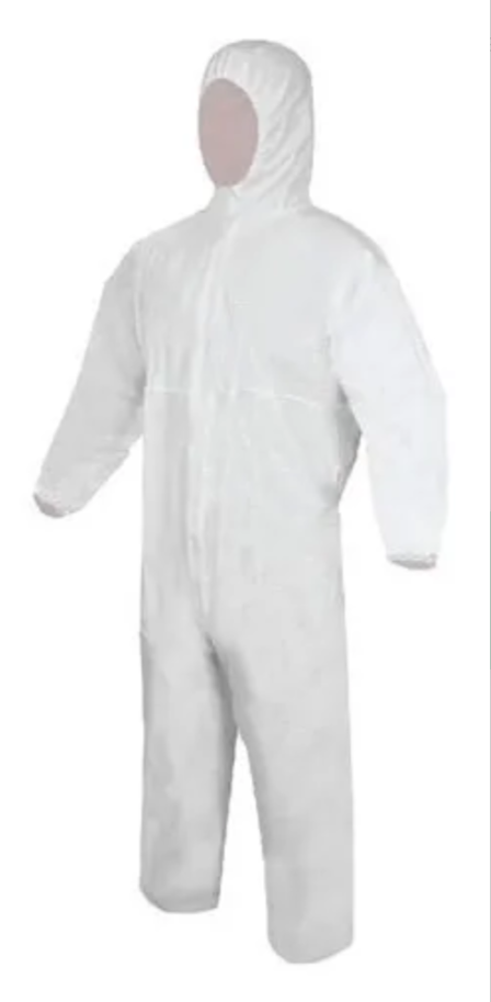 Overol Desechable de Polipropileno Blanco