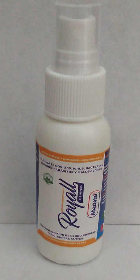 Sanitizante y Germicida Líquido Listo para Usarse Royall Klean Plus 60ml