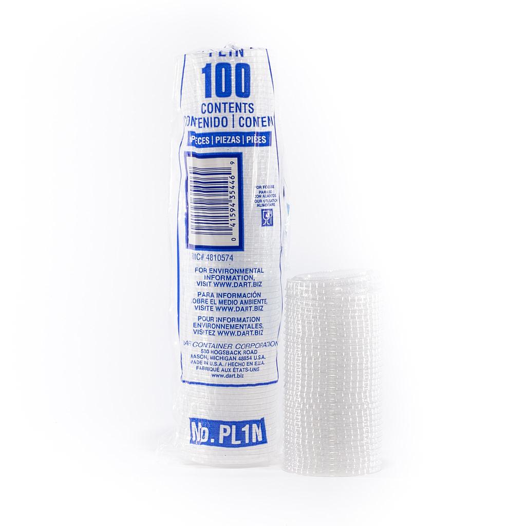 Tapa Plástica Solo 1oz. c/125