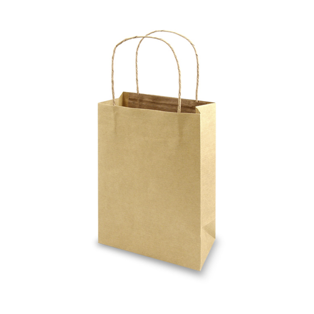 Bolsa Kraft Chica con Asa c/12